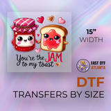 DTF TRANSFERS BY SIZE SINGLE DESIGN