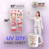 UV DTF GANG SHEET