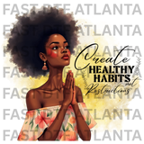 Create Healthy Habits Not Resolutions Design