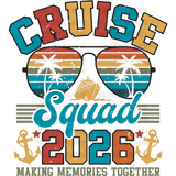 Cruise Squad 2026 Retro Cruise Shirt