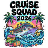 Cruise Squad 2026 Tropical Cruise Ship Shirt
