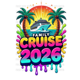Family Cruise 2026 Tropical Cruise Shirt