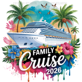 Family Cruise 2026 Watercolor Cruise Ship Shirt