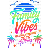 Family Vibes Making Memories Together 2026 Cruise Shirt