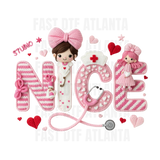 Sweet Pink Nice Nurse Design